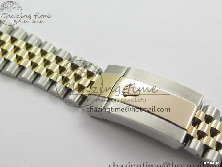 1219 DateJust 41 126333 SS YG Wrapped WWF Best Edition Gray Roman Makers Dial on SS YG Wrapped Jubilee Bracelet A Sporty 3127